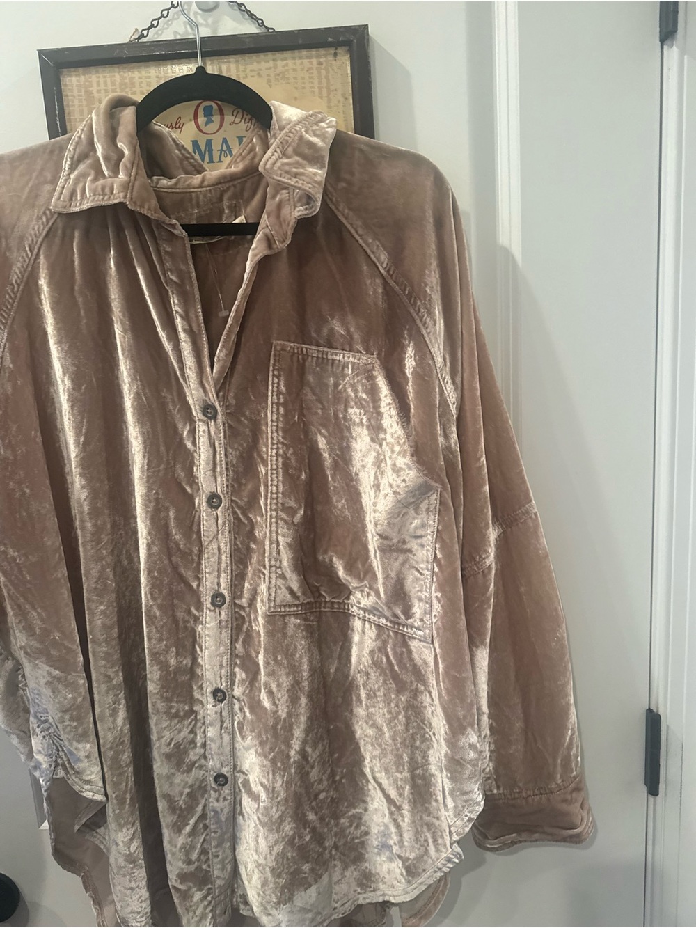 Free People We The Free Night Skies Velvet Top - Picture 6 of 9